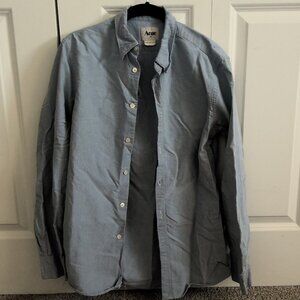 Men's Light Blue ACNE Button-Down size Small